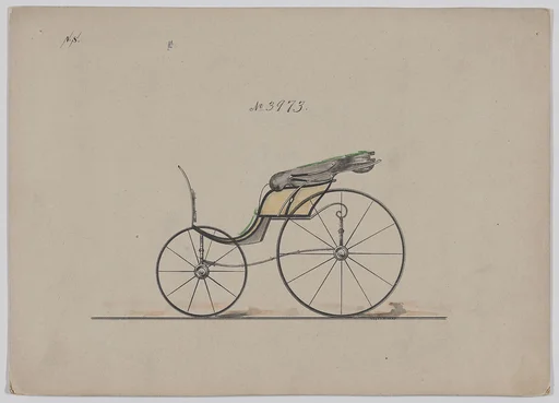 Design for Pony Phaeton, no. 3973