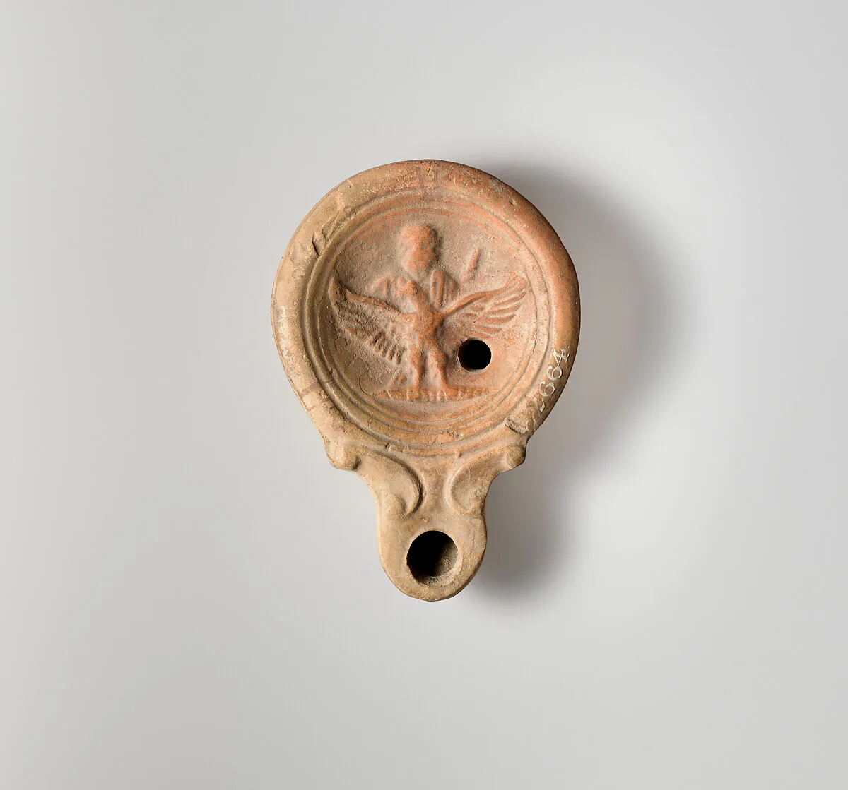 Terracotta oil lamp — Unknown
