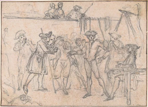 Study for an Engraving of "Songs in the Opera of Flora"