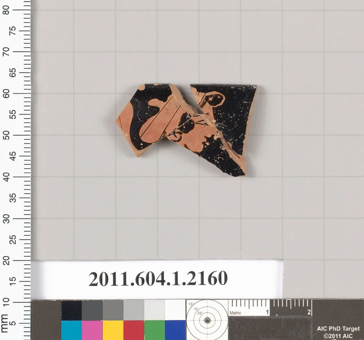 Terracotta rim fragment of a kylix (drinking cup) — Unknown