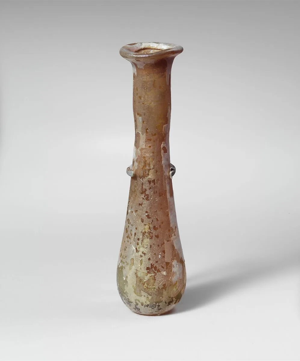 Glass perfume bottle — Unknown