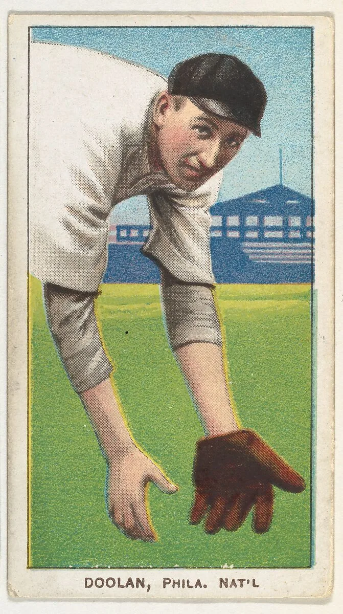 Doolan, Philadelphia, National League, from the White Border series (T206) for the American Tobacco Company — American Tobacco Company