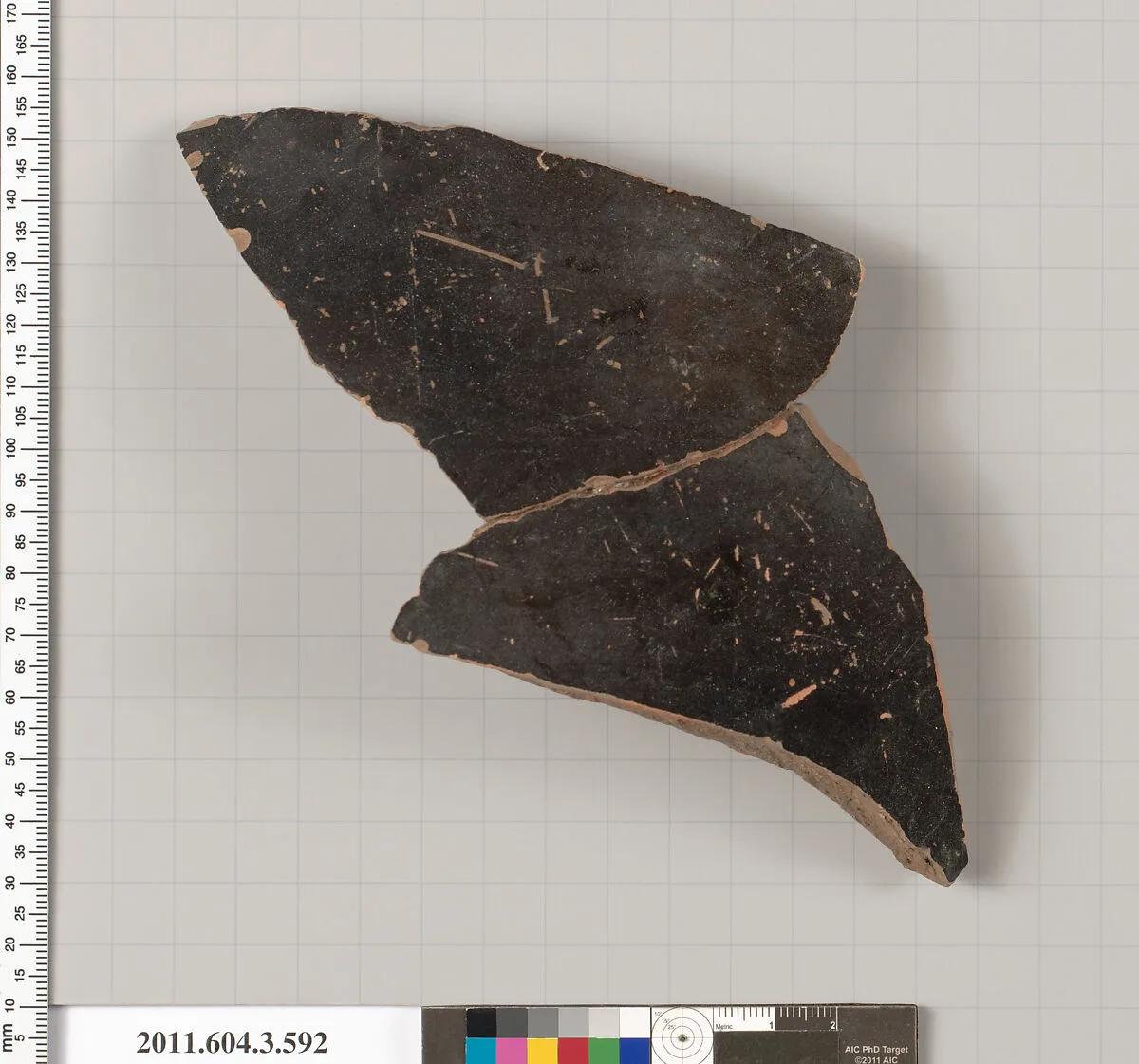 Terracotta fragment of a column-krater (bowl for mixing wine and water) — Unknown