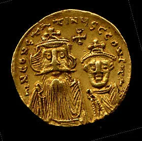 Gold Solidus of Constans II (641–68) — Unknown