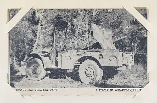 Anti-tank Weapon Carrier from Military--Official Photos cards (W615) — Unknown