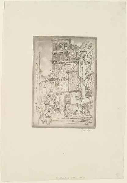 Clock Tower of Sta. Maria Zobenigo, Venice — John Marin|Roullier Galleries