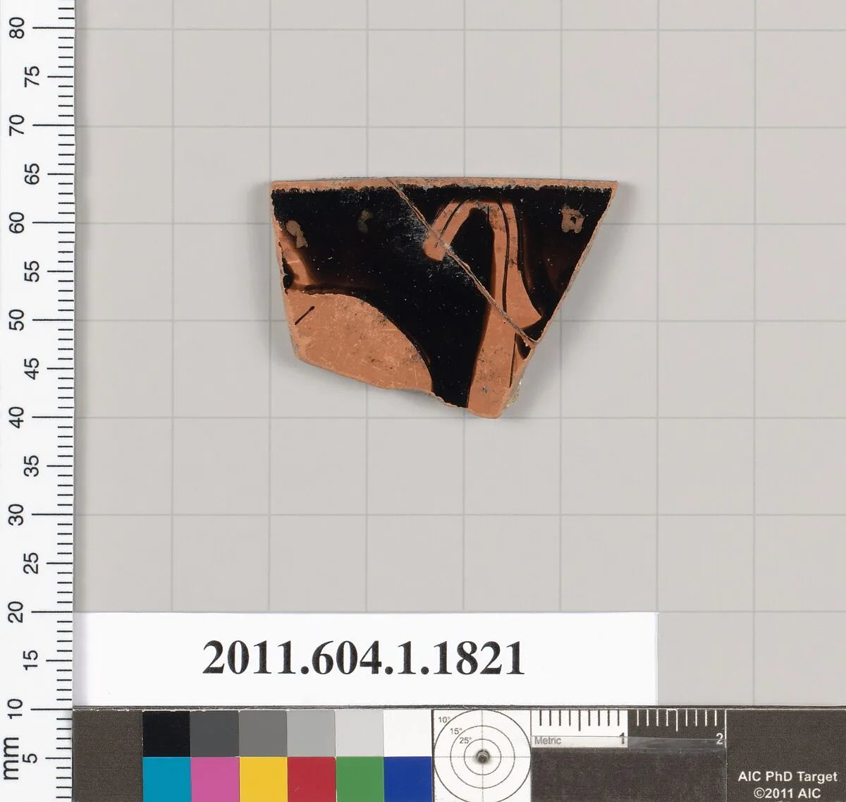 Terracotta rim fragment of a kylix (drinking cup) — Unknown