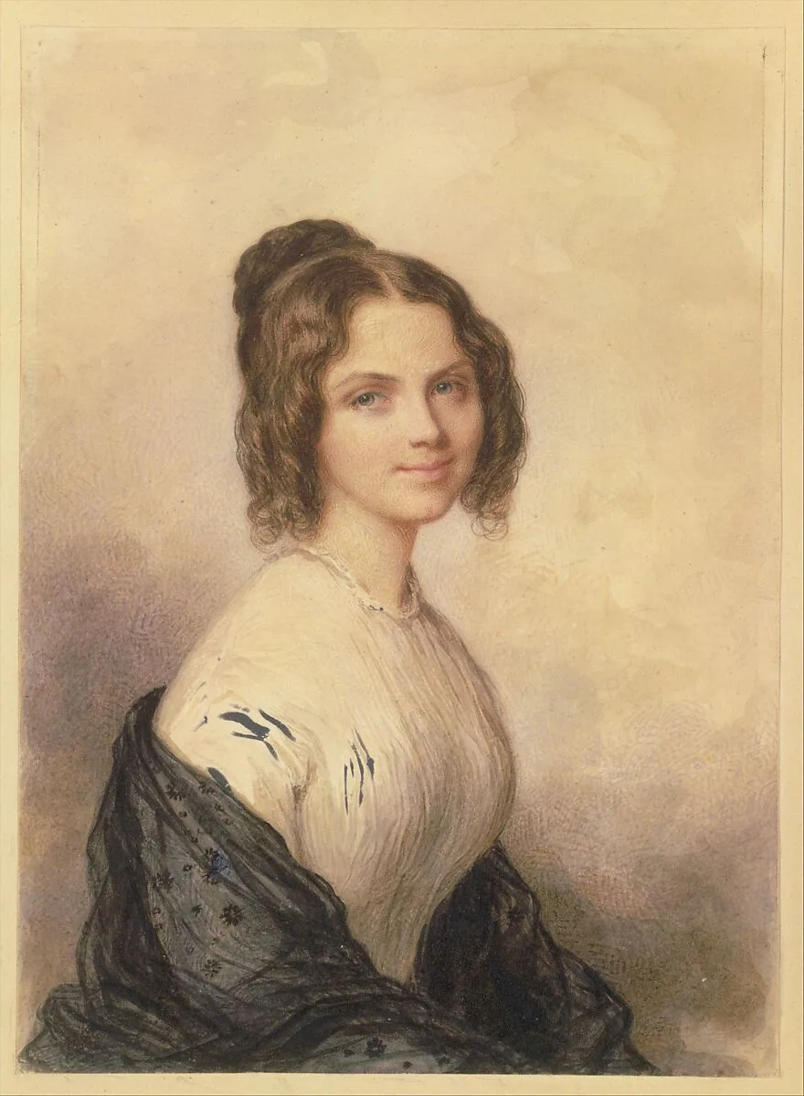 Anne Charlotte Lynch (Later Mrs. Vincenzo Botta) — Savinien Edme Dubourjal