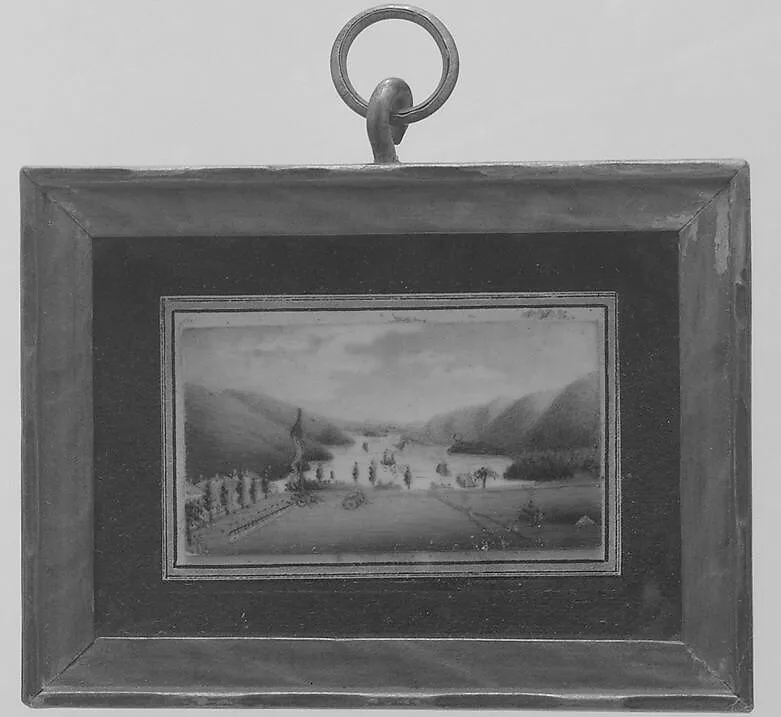 United States Military Academy at West Point, Looking South — George Catlin