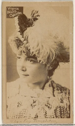 Card 930, Fay Templeton, from the Actors and Actresses series (N45, Type 2) for Virginia Brights Cigarettes