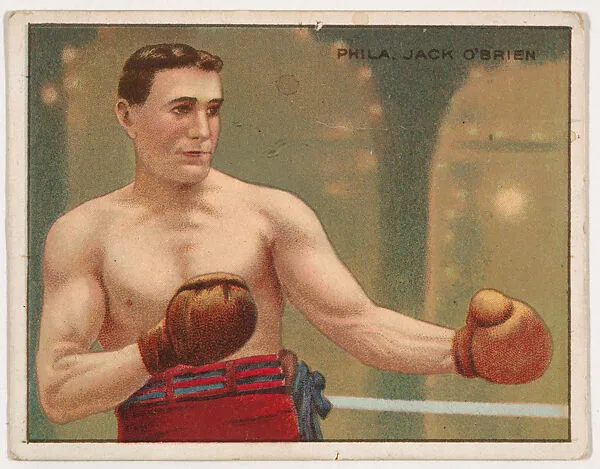 Jack O'Brien, from the Champion Pugilists series (T219), issued by Mecca and Hassan Cigarettes — Mecca Cigarettes|Hassan Cigarettes
