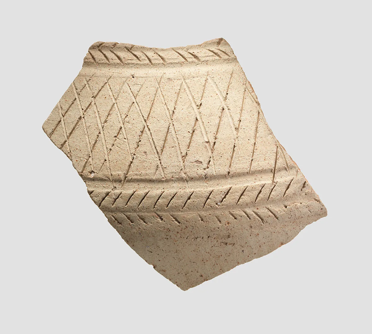 Sherd with incised decoration — Unknown