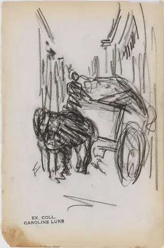 Wagon in Alleyway
