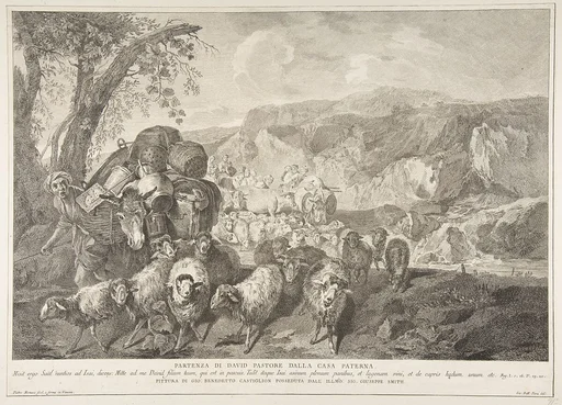 Departure of David the Shepherd from the House of His Father (Partenza di David pastore dalla casa paterna)