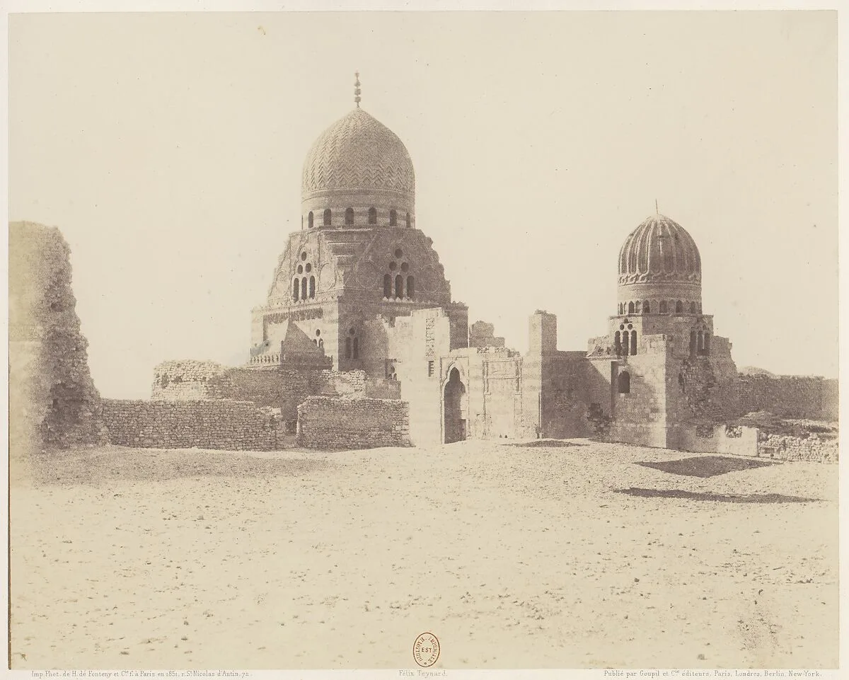 Le Kaire, Tombeaux de Sultans Mamelouks — Félix Teynard|Imprimerie Photographique de H. de Fonteny et Cie