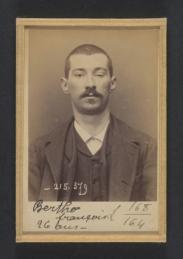 Bertho. François, Élie. 26 ans, né le 30/9/67 à Jallais (Maine & Loire). Employé. Anarchiste. 9/3/94.