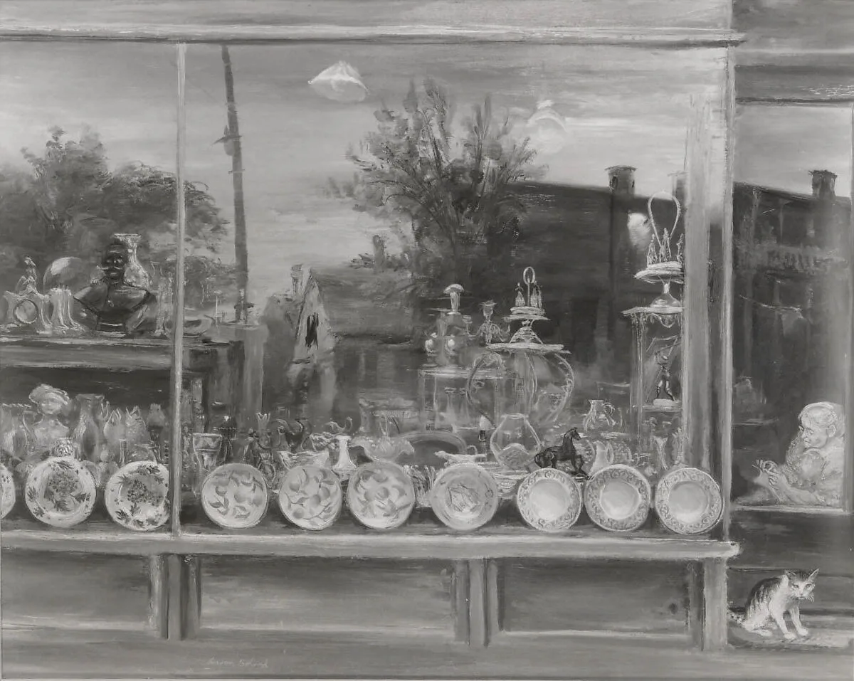 Reflections on a Shop Window — Aaron Bohrod