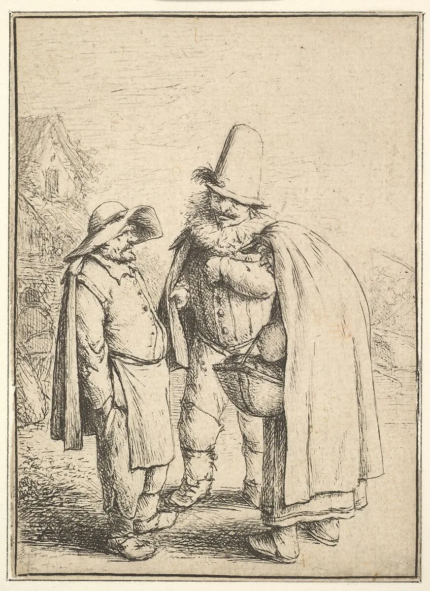 Grotesque Figures — Adriaen van Ostade