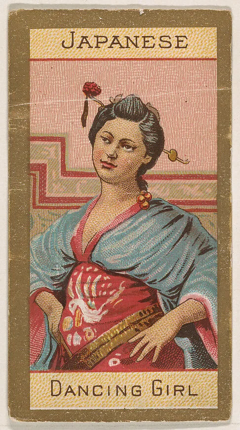 Japanese, Dancing Girl, from Types of Nationalities (N240) issued by Kinney Bros. — Kinney Brothers Tobacco Company