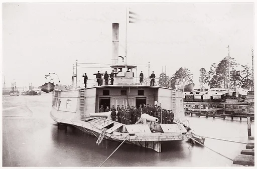 U.S. Gunboat "Commodore Perry" on Pamunkey River