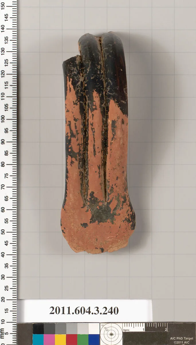 Terracotta fragment of a neck-amphora (jar) — Unknown