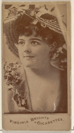 From the Actors and Actresses series (N45, Type 4) for Virginia Brights Cigarettes