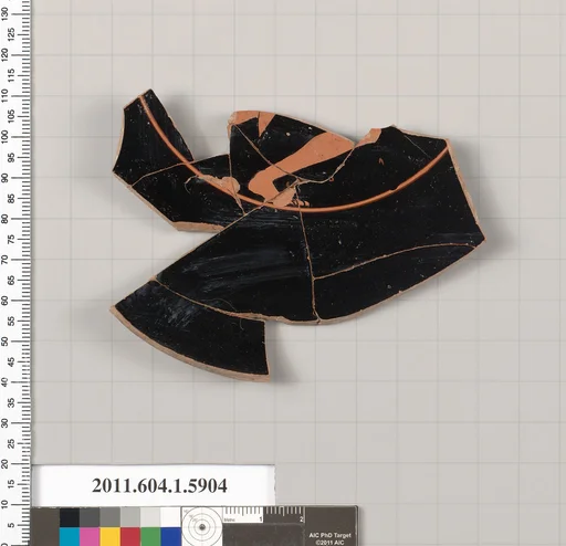 Terracotta fragment of a kylix (drinking cup)