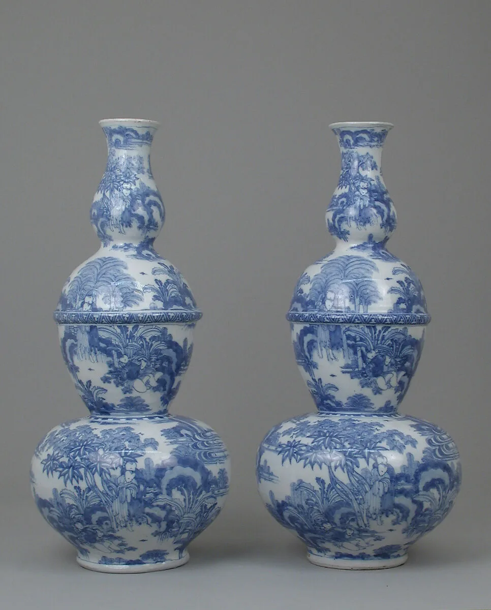 Pair of "triple-gourd" vases — Unknown