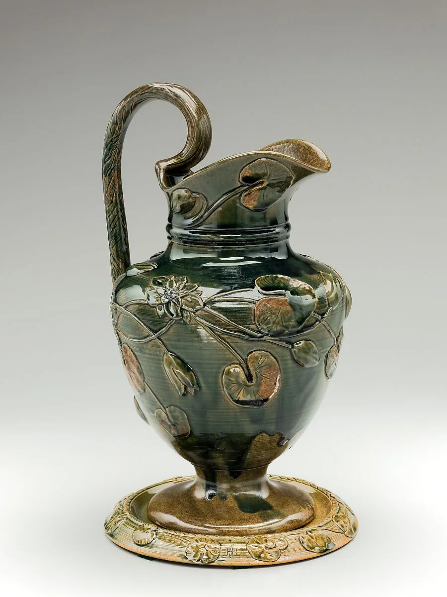 Ewer on stand — Hugh C. Robertson|Chelsea Keramic Art Works