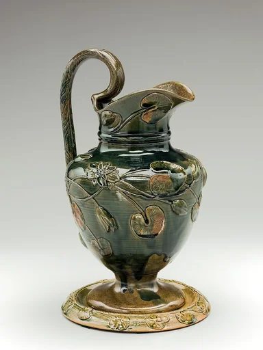 Ewer on stand