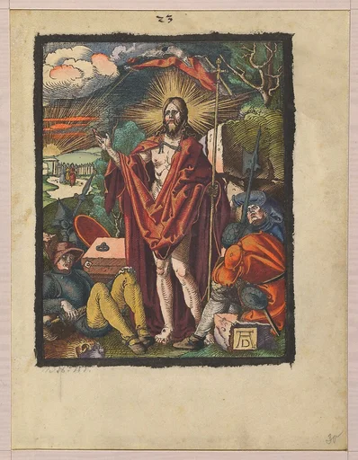 Resurrection, from "The Small Woodcut Passion"