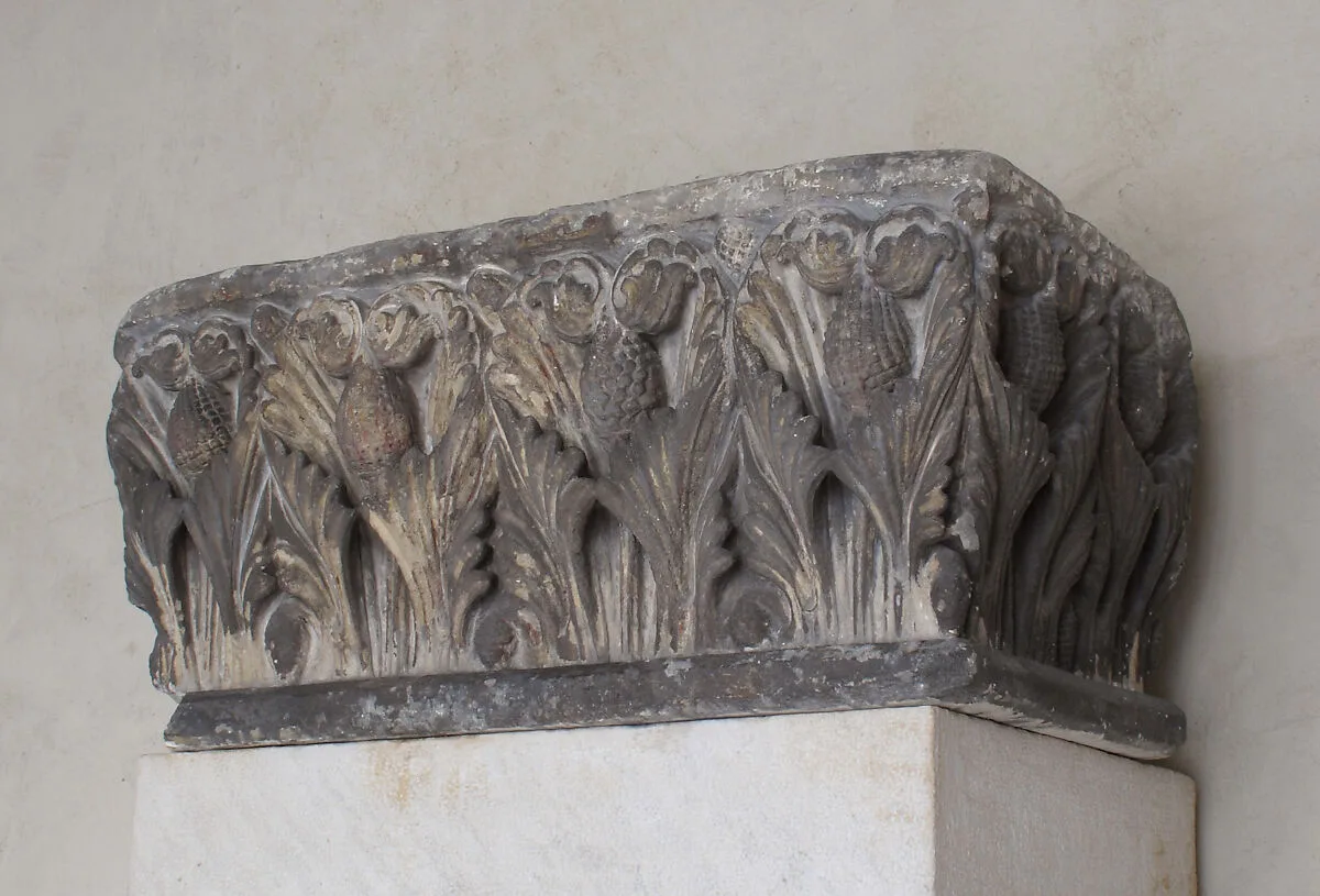 Impost Capital with Acanthus Leaf Decoration — Unknown