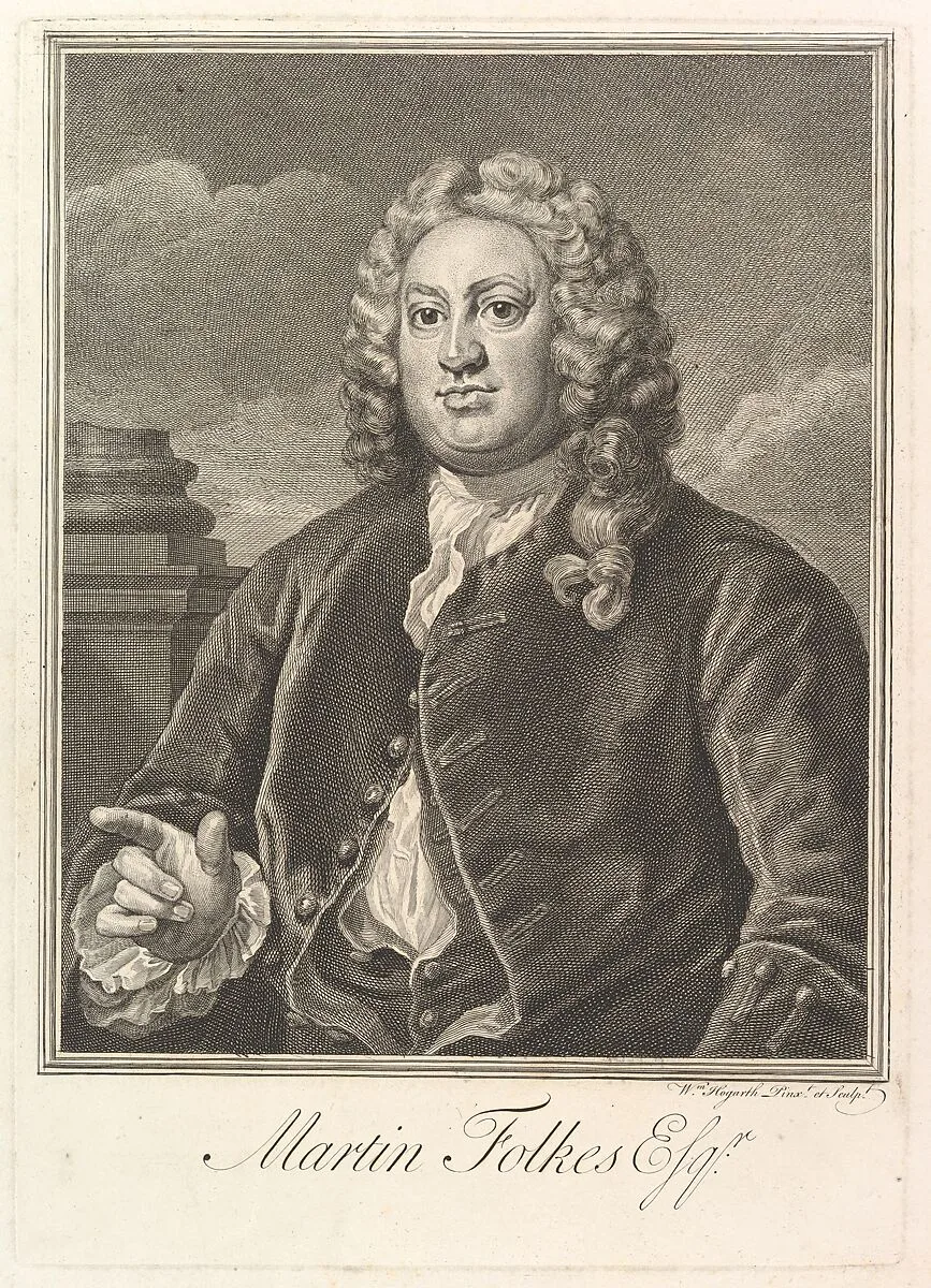 Martin Folkes — William Hogarth|Martin Folkes
