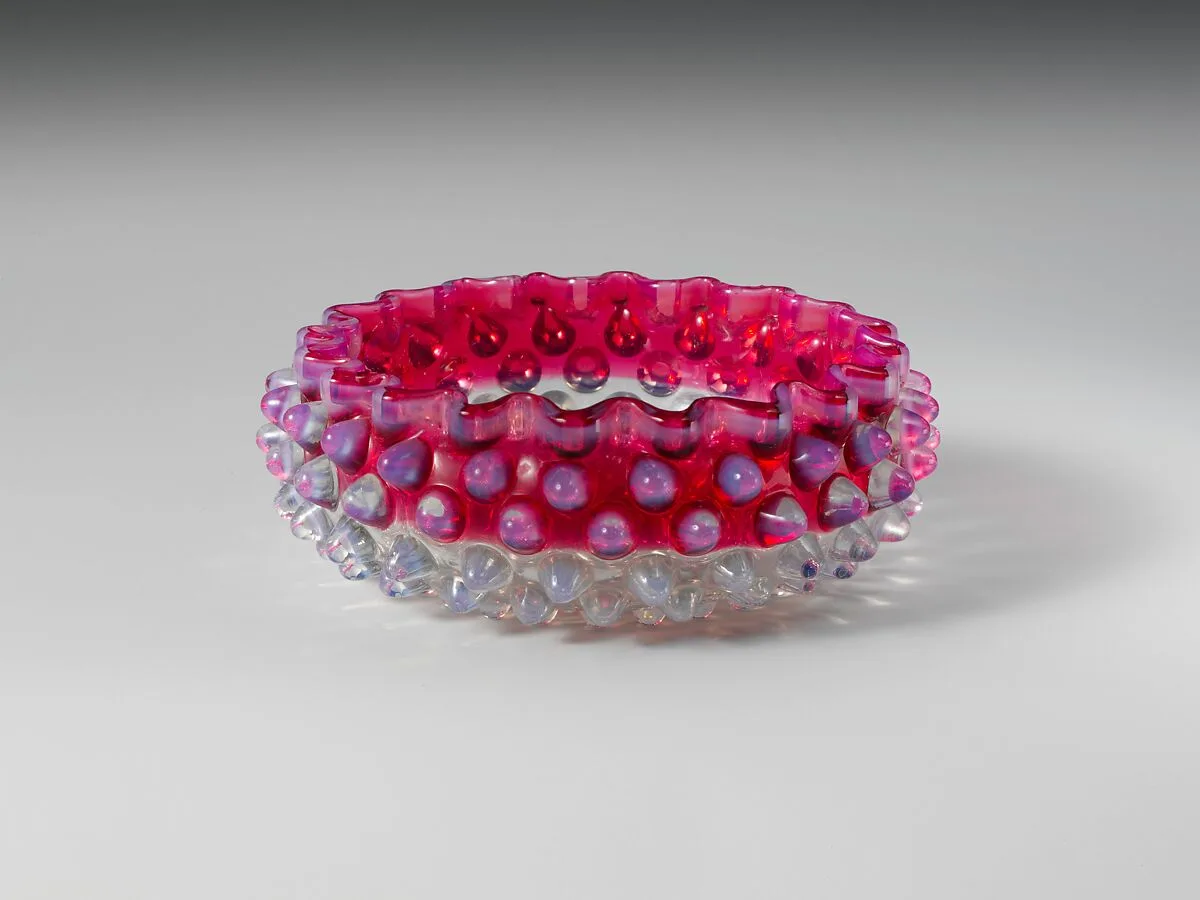 Hobnail Sauce Dish — Hobbs, Brockunier and Company
