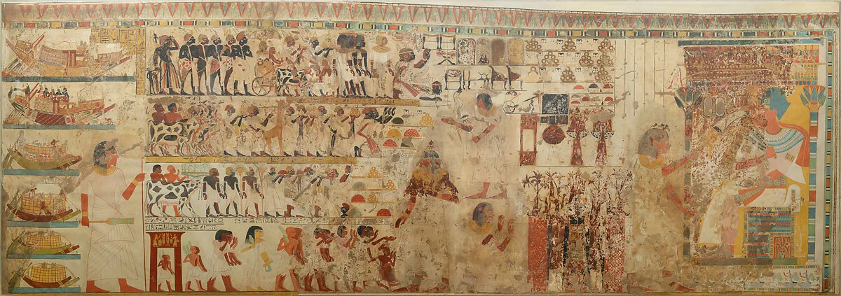 Nubian Tribute Presented to the King, Tomb of Huy — Charles K. Wilkinson