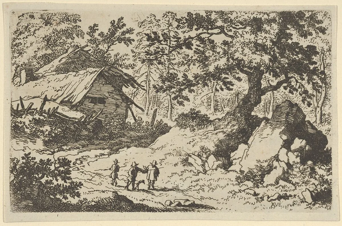 The Ruinous Cottage — Allart van Everdingen
