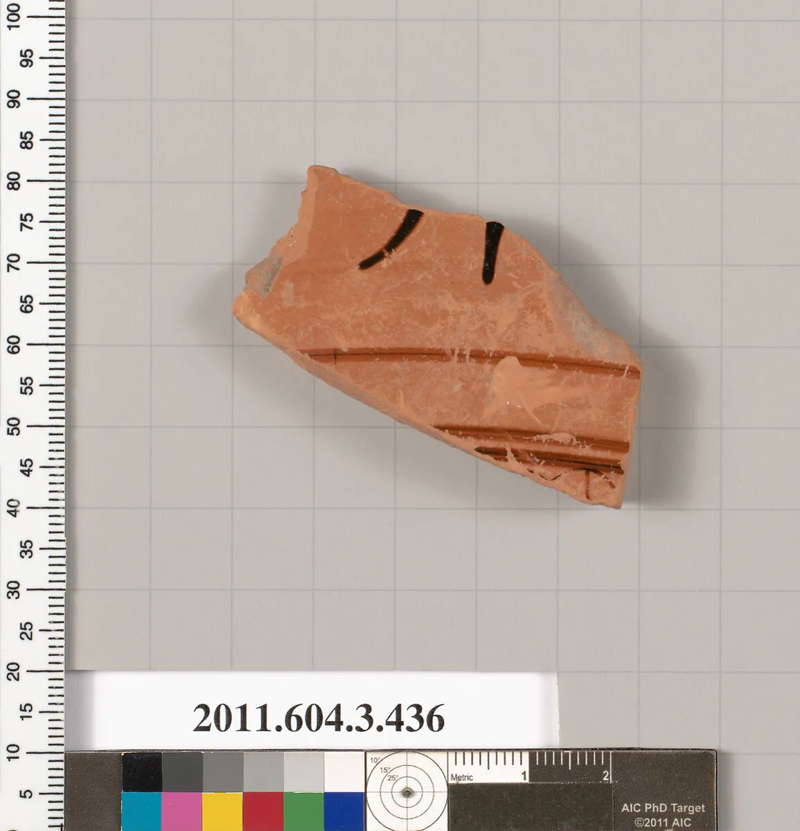 Terracotta fragment of a neck-amphora (jar) — Unknown