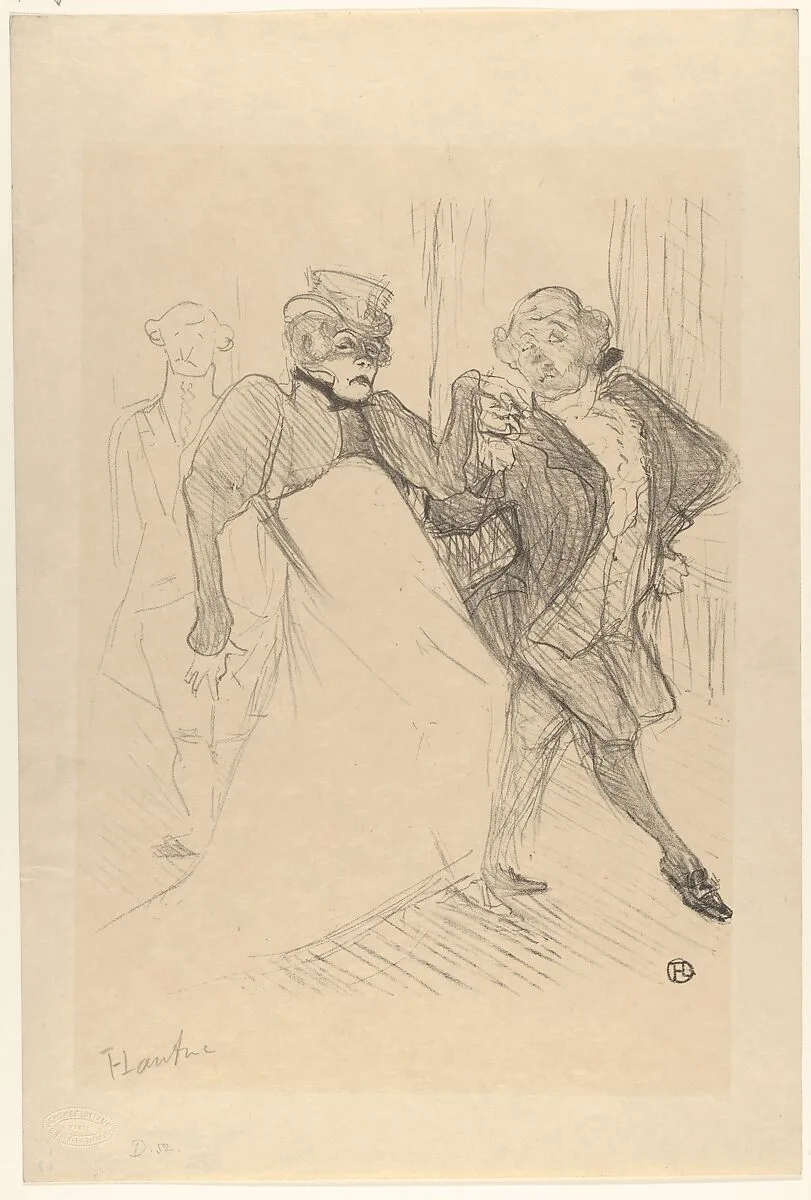 Réjane and Galipaux, in Madame Sans-Géne — Henri de Toulouse-Lautrec|Edouard Kleinmann