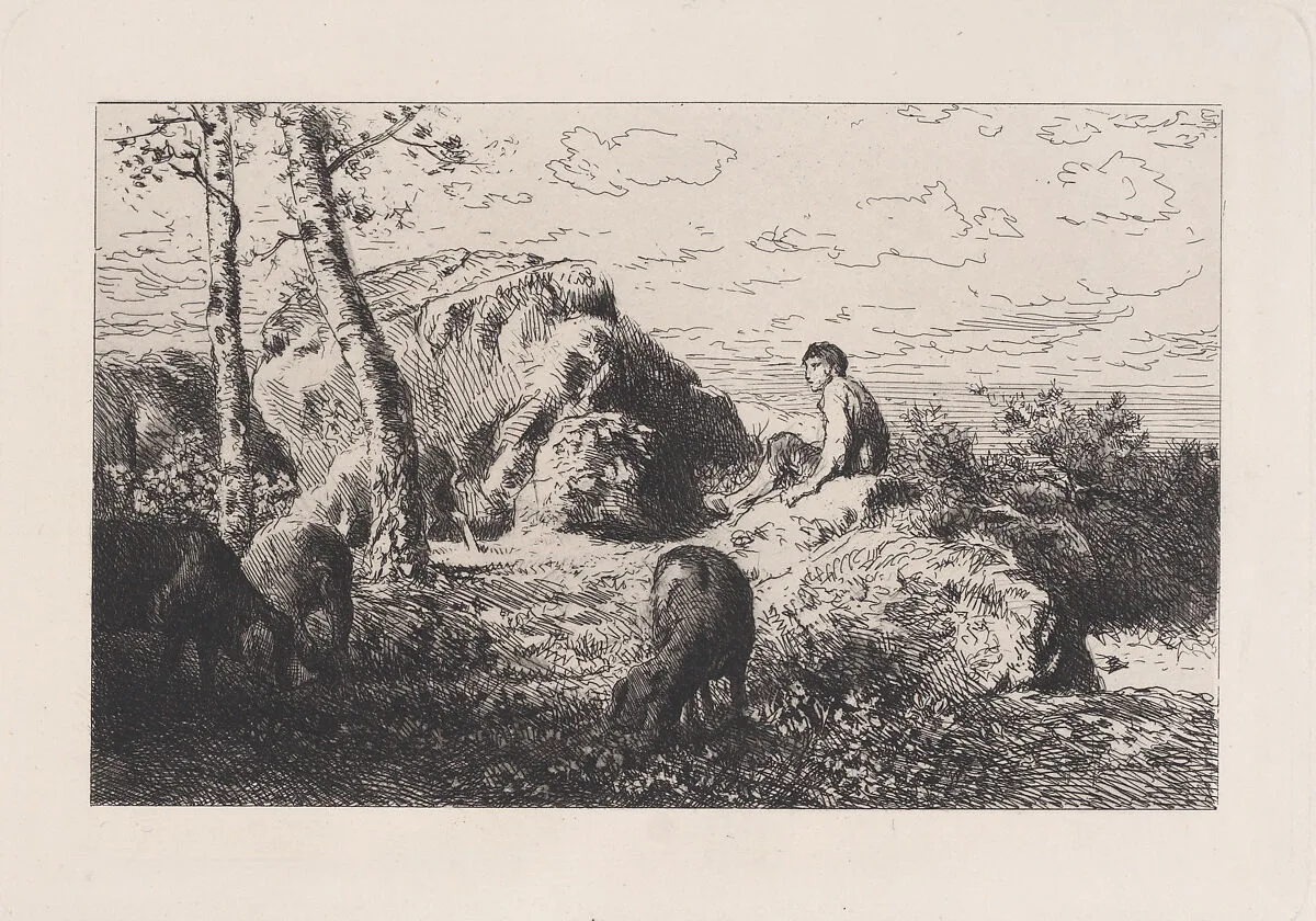 L'Enfant Prodigue — Charles Jacque|Auguste Delâtre