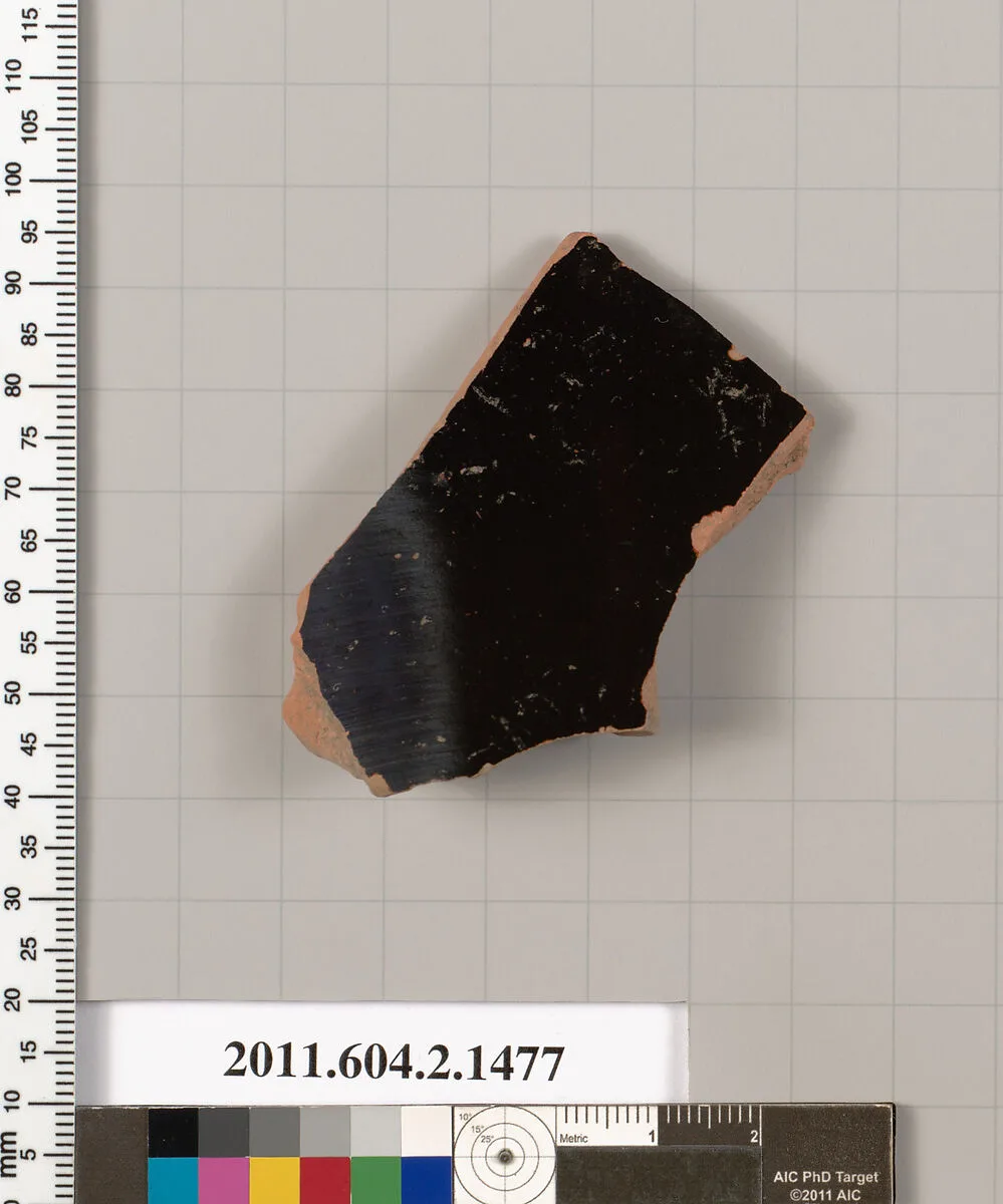 Terracotta fragment of a skyphos (deep drinking cup) — Unknown