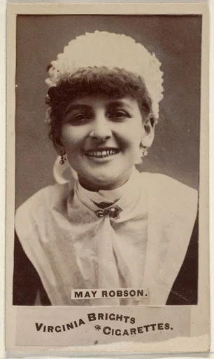 May Robson, from the Actors and Actresses series (N45, Type 6) for Virginia Brights Cigarettes