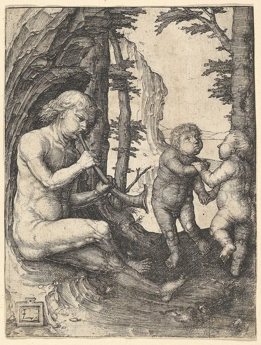 Boy with a Trumpet — Lucas van Leyden