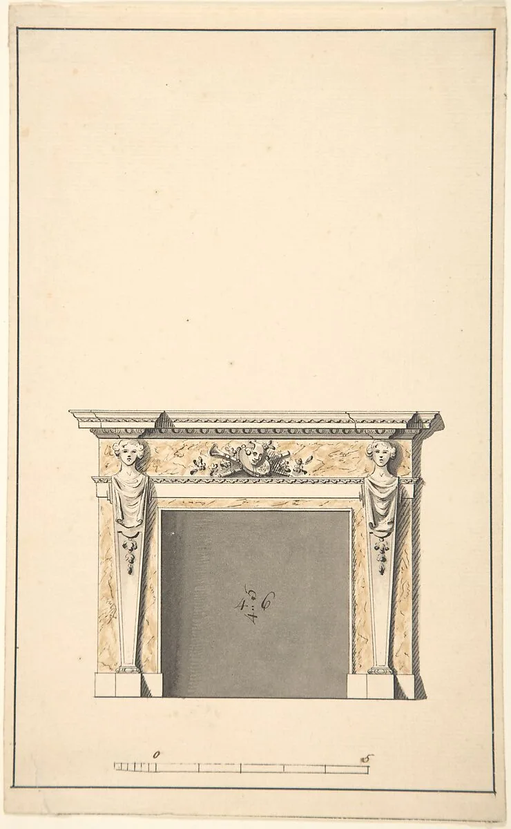 Design for a Fireplace — Sir Henry Cheere