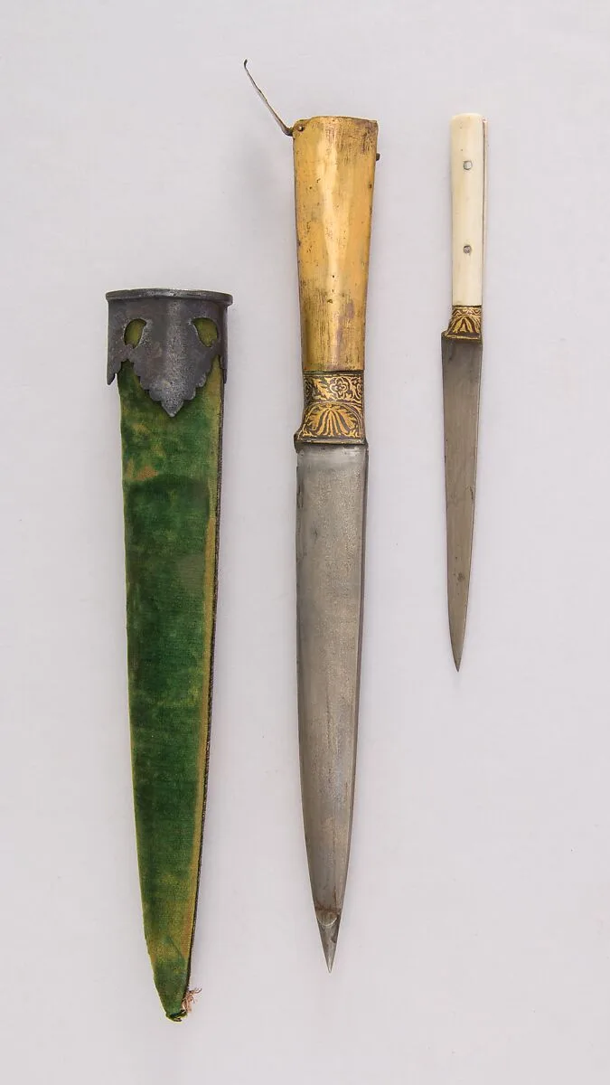 Two Knives with Sheath — Unknown