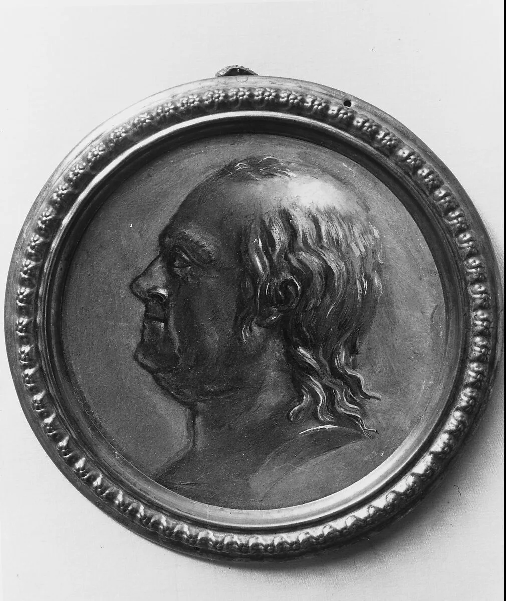 Plaque Portrait of Benjamin Franklin — Unknown