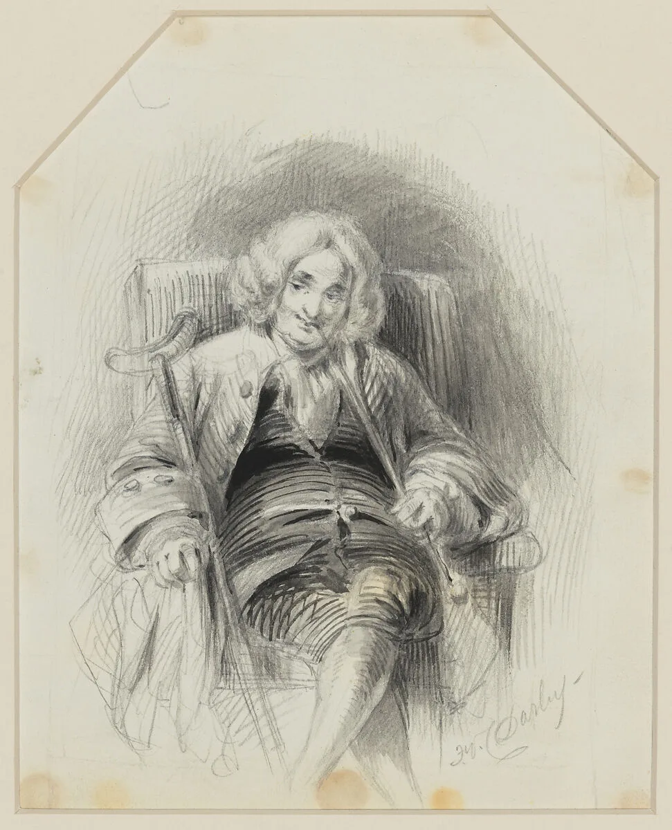 Uncle Toby (from Laurence Sterne's "Tristram Shandy") — Felix Octavius Carr Darley