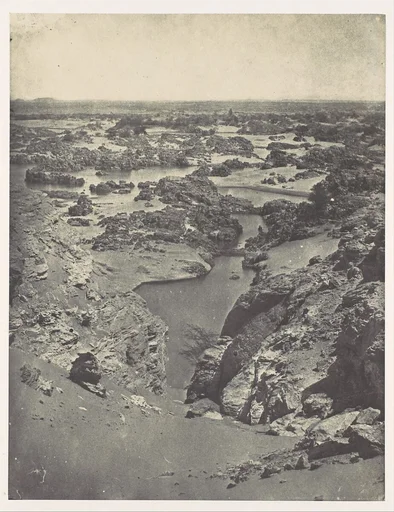 Nubie. Vue Cavalière de la Seconde Cataracte