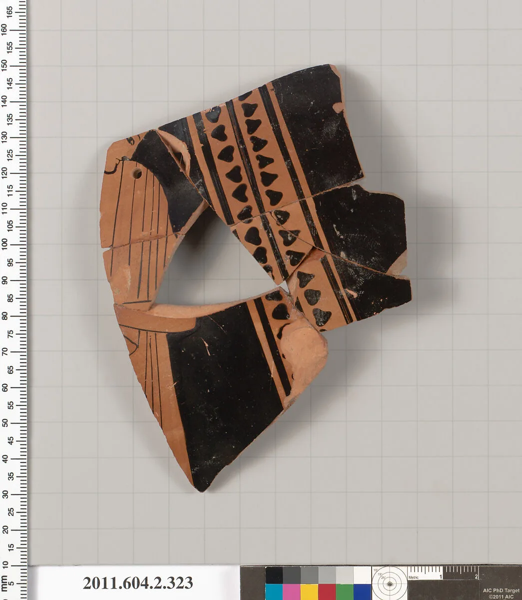 Terracotta fragment of a column-krater (bowl for mixing wine and water) — Unknown
