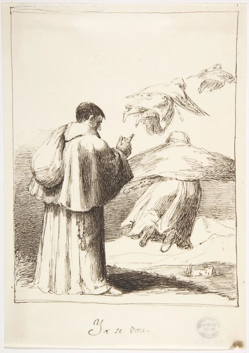Already They Are Going ("Ya se van") — Leonardo Alenza y Nieto