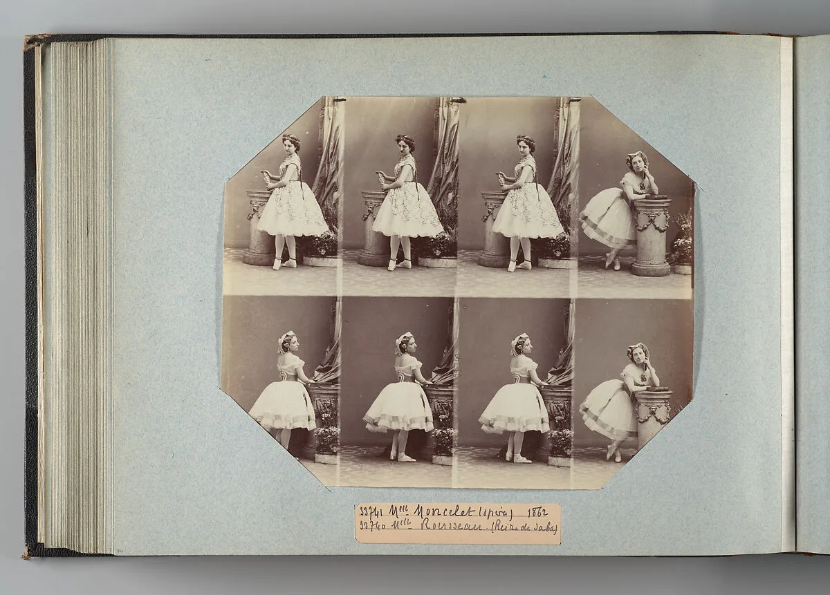 Mlle Moncelet; Mlle Rousseau — André-Adolphe-Eugène Disdéri